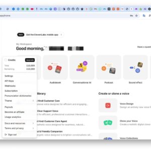 Eleven Labs Creator Plan 3 Months Delivery