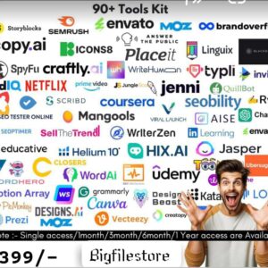 🔰90+ Premium Tools Bundel Just ₹399/-